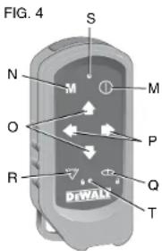 DEWALT DW079 - CONTROL REMOTO: BOTÓN DE ENCENDIDO/APAGADO - 1