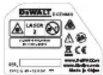 DEWALT DCE088R - Etiquetas de avis - 5