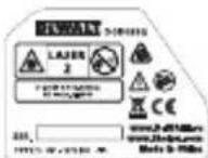 DEWALT DCE088R - Étiquettes d'advertissement - 4