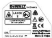 DEWALT DCE088R - Warning Labels - 5