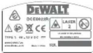 DEWALT DCE0822R - D - 1