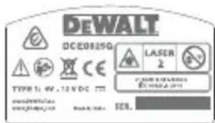 DEWALT DCE085G - Warning Labels - 4