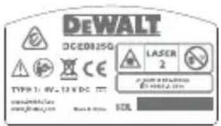 DEWALT DCE0825G - Warning Labels - 4