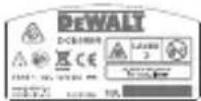DEWALT DCE0811R - Advarselsmerking - 7