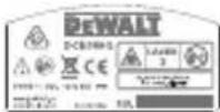 DEWALT DCE0811R - Etiquetas de aviso - 5