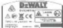 DEWALT DCE0811R - Uyarı Etiketleri - 6
