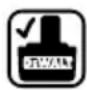 DEWALT DW976K2 - Etiquettes figurant sur le chargeur et le pack-batteries - 6