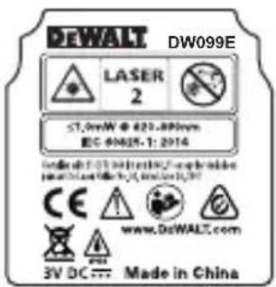 DEWALT DW099E - UYARI: - 1