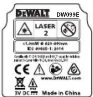 DEWALT DW099E - ADVARSEL: - 1