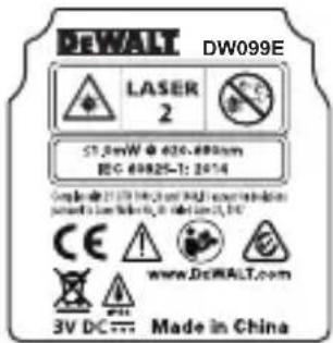 DEWALT DW099E - WARNING: - 1