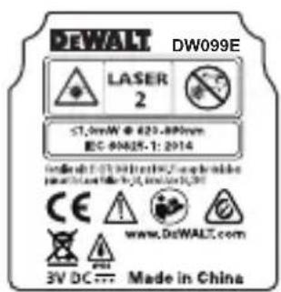 DEWALT DW099E - ADVARSEL: - 1