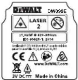 DEWALT DW099E - VAROITUS: - 1