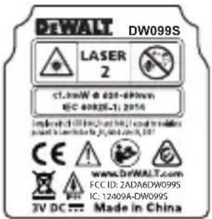 DEWALT DW099E - VAROITUS: - 2