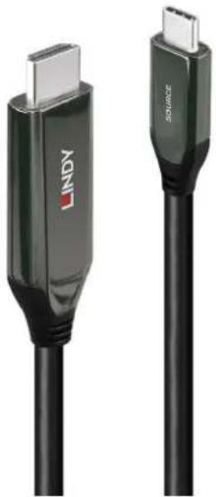Lindy 43368 - Câble adaptateur USB Type C vers HDMI 8K60, 2m - 1