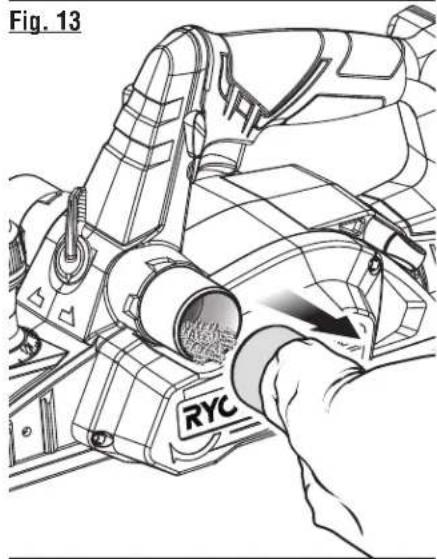 RYOBI P611 - REPLACEMENT DES LAMES - 14