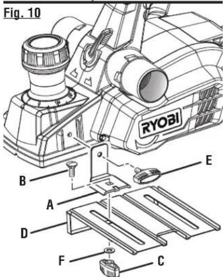 RYOBI P611 - REPLACEMENT DES LAMES - 11