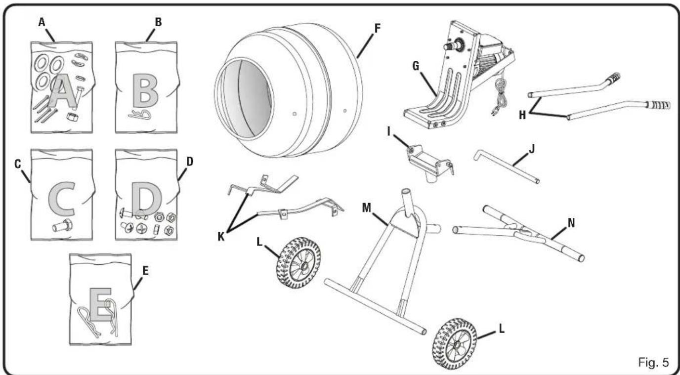 RYOBI RMX001 - LOOSE PARTS - 1
