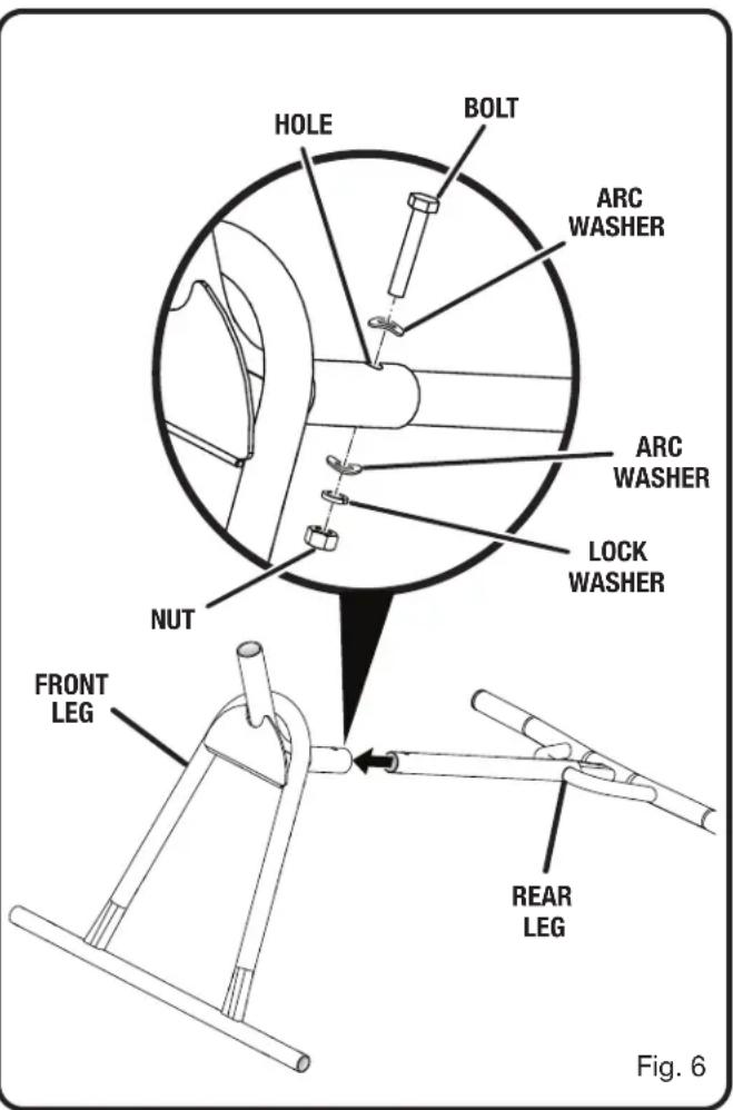 RYOBI RMX001 - ASSEMBLING THE FRAME - 1