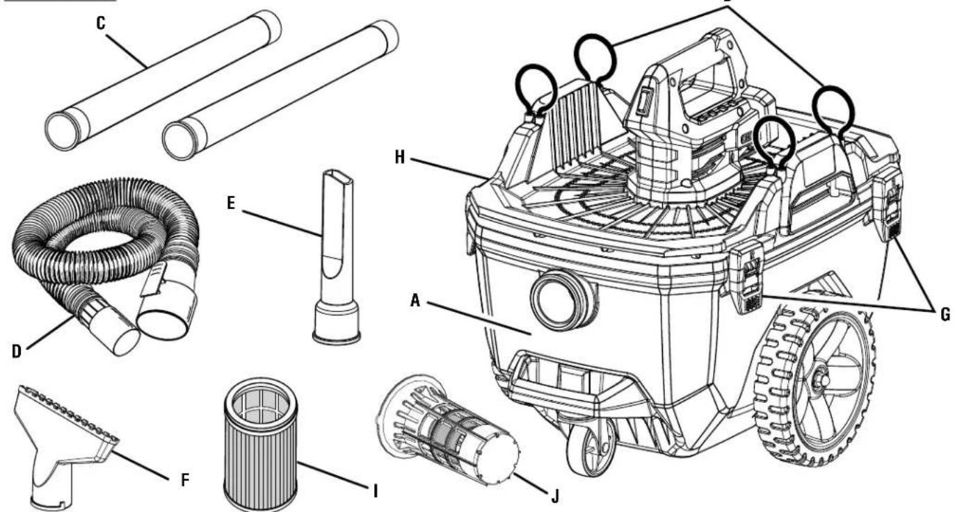 RYOBI P770 - ACCESORIOS - 1