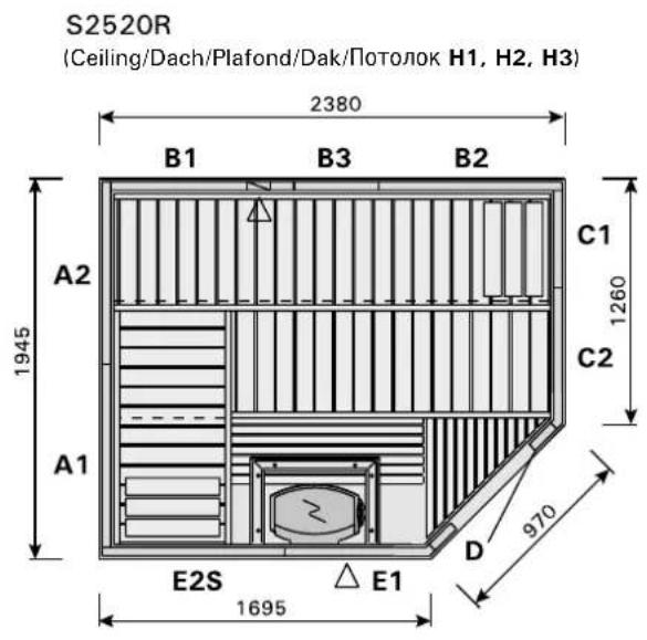HARVIA Variant S2222KL - RU - 27