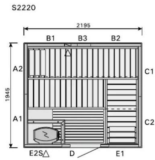 HARVIA Variant S2222KL - 22