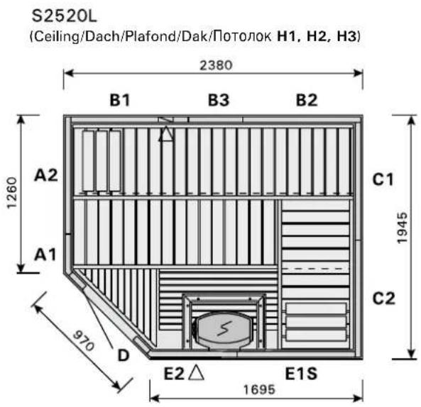 HARVIA Variant S2222KL - INSTALLATION DES SAUNALICHTS - 27
