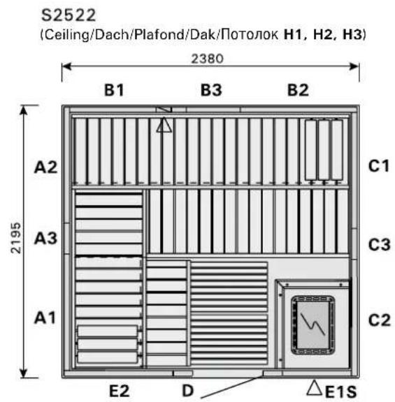 HARVIA Variant S2222KL - INSTRUCTIONS POUR L'INSTALLATION - 35