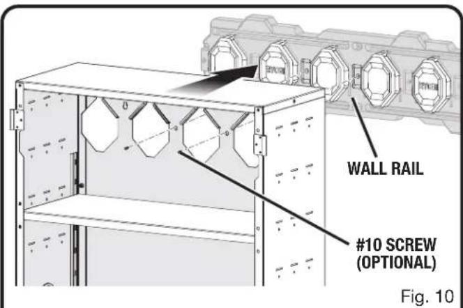 RYOBI STM405 - To unmount the cabinet: - 1