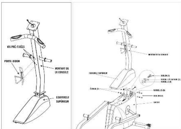 VIS PRE-FIXLES PORTE-BIDOM MORTANT DE LA CONSOLE COUVERCILE SUPERIOR MORTANT DU CHARGE CORRIEUR SUPERIOR EXCELLE (2) PARSLEY (1) - 300 N° PARSLEY (1) POTATO (3) PARSLEY (4) CARROT (5)