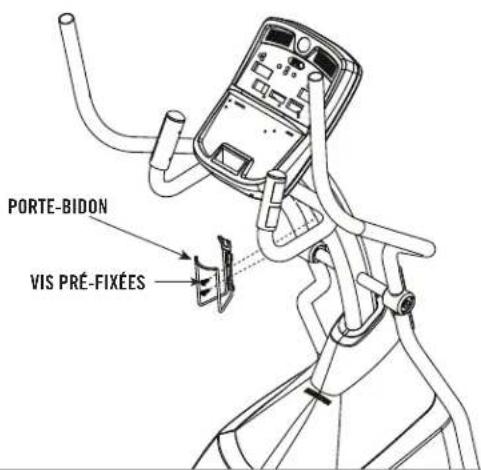 PORTE-BIDON VIS PRÉ-FIXÉES