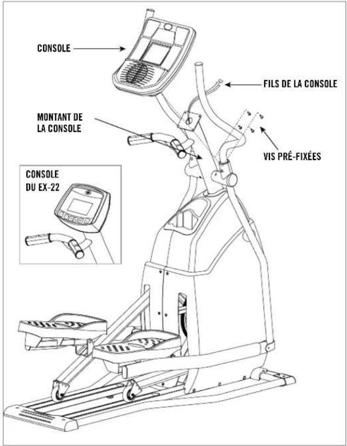 Horizon Fitness EX-44 - ÉTAPE 9 DE L'ASSEMBLAGE - 1