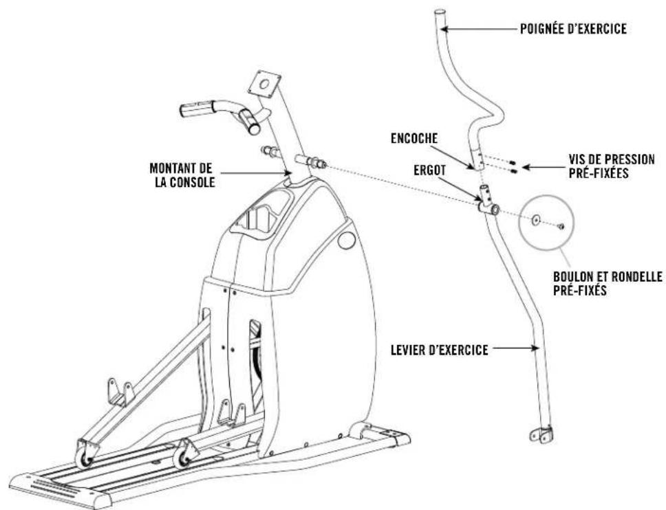 Horizon Fitness EX-44 - ÉTAPE 4 DE L'ASSEMBLAGE - 1