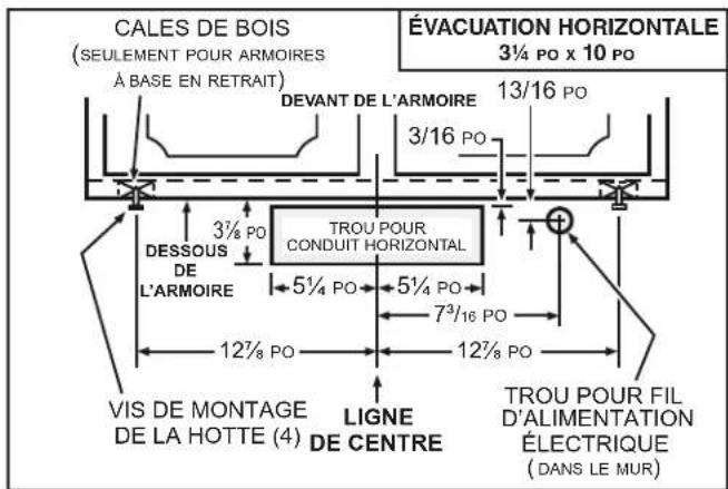 Venmar Bistro VBNDE130SS - INSTALLATION AVEC CONDUITS SEULEMENT - 3