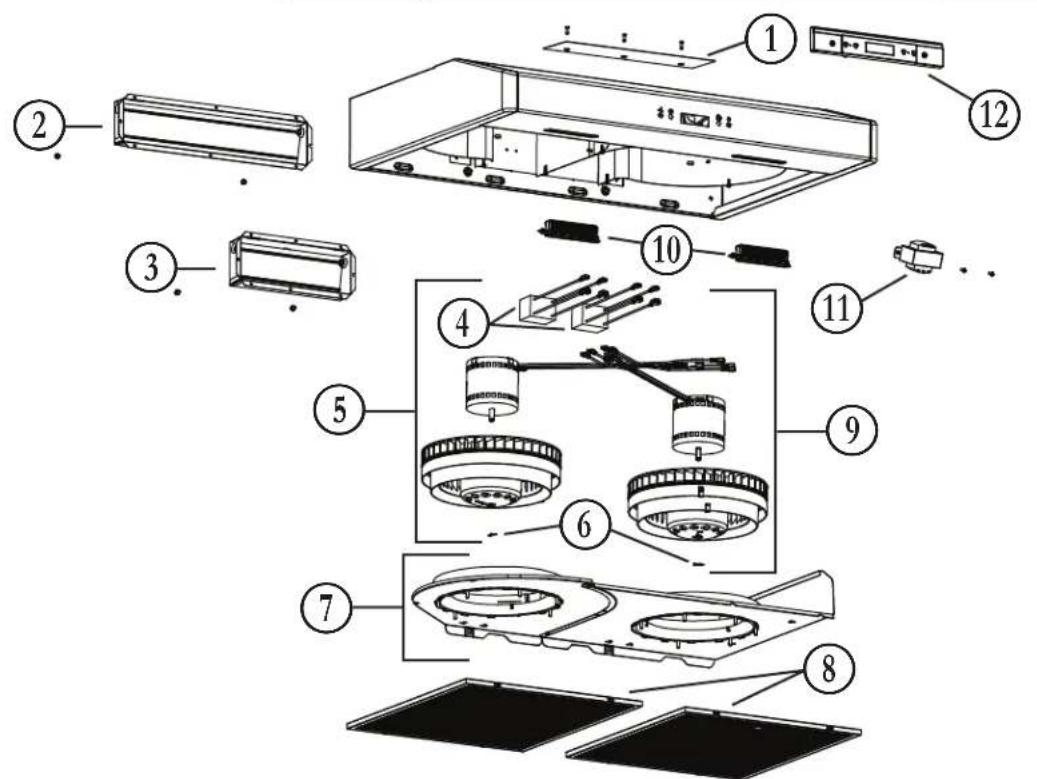 Venmar Bistro VBNLB130SS - PIECDE REMPLACEMENT ET SERVICE - 1