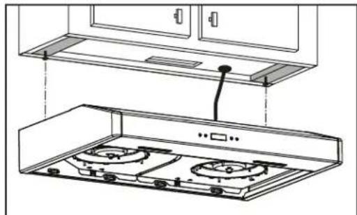 Venmar Bistro VBNLB130SS - Install the Hood (Standard Installation) - 1