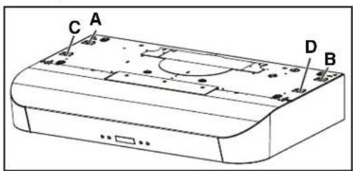 Venmar Bistro VBLDN130WH - Install the Hood (EZ1 Bracket) - 1