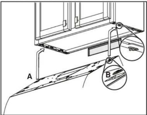 Venmar Bistro VBLDF130WW - HORIZONTAL EXHAUST INSTALLATION - 1