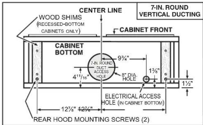 Venmar EDJDN130WH - Standard Installation (without EZ1 brackets) - 3