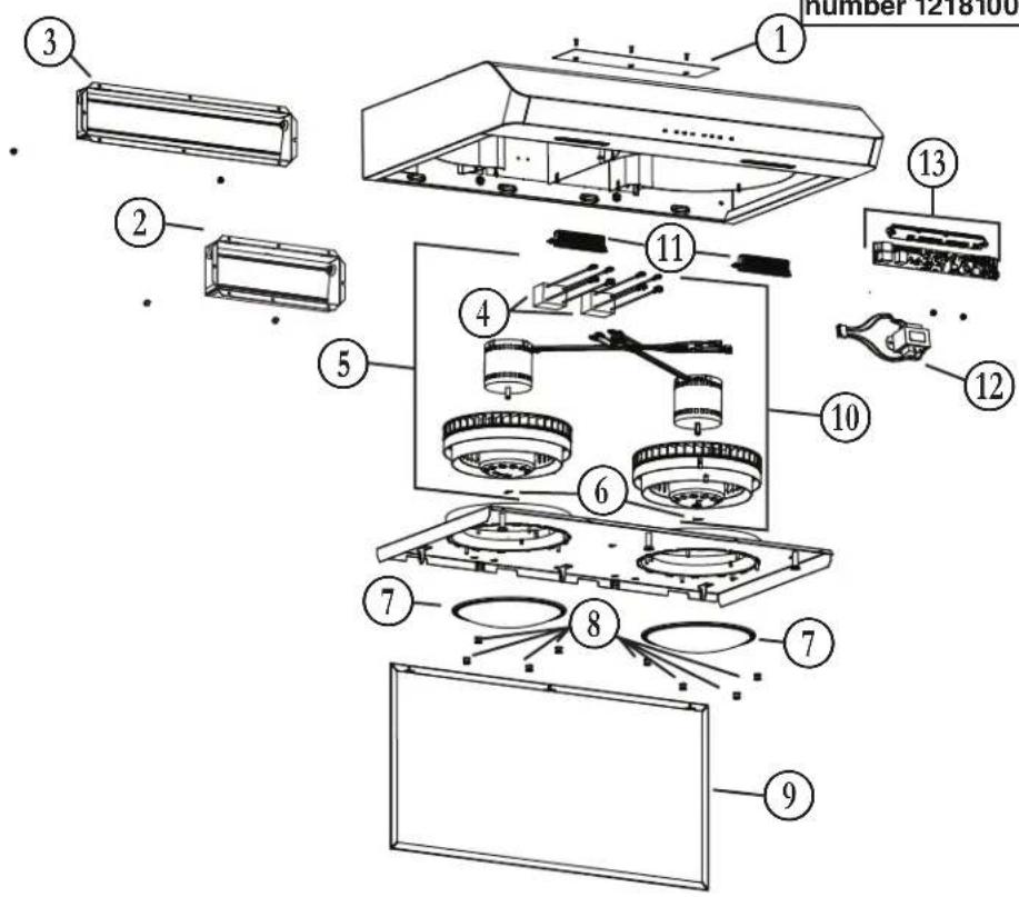 Venmar EDJLD130WW - REPLACEMENT PARTS AND REPAIRS - 1