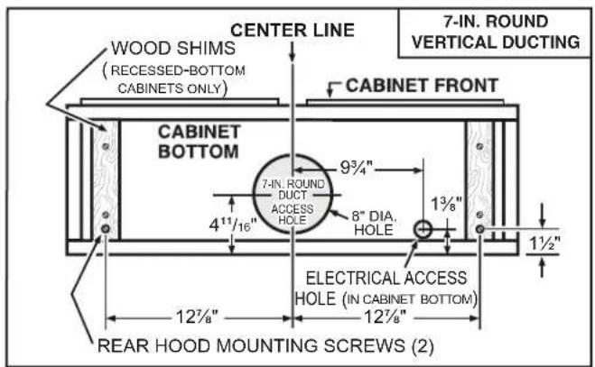 Venmar EDJLD130SS - Standard Installation (without EZ1 brackets) - 5