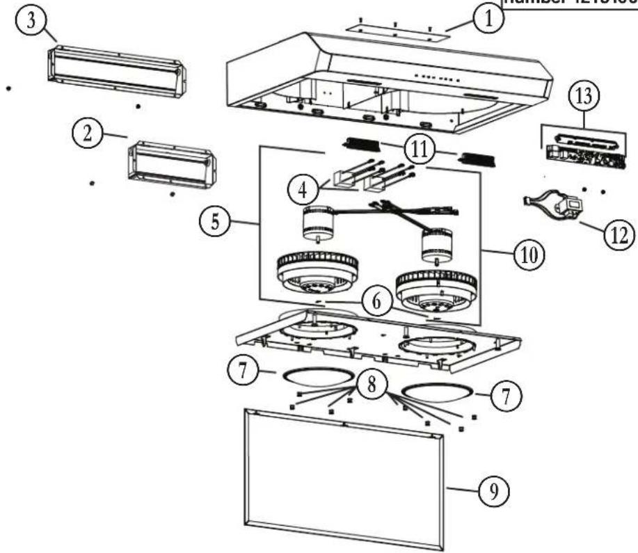 Venmar EDJLD130SS - REPLACEMENT PARTS AND REPAIRS - 1
