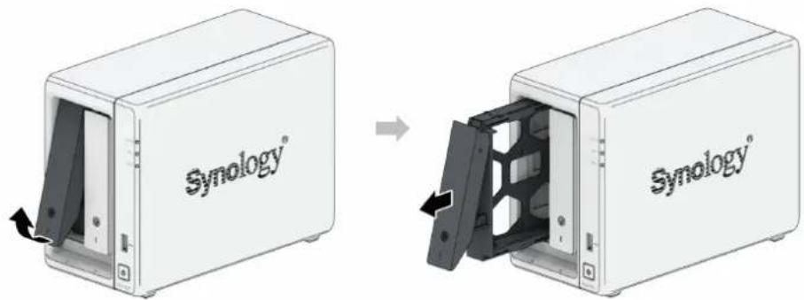 SYNOLOGY DVA1622 - Installation des disques - 1