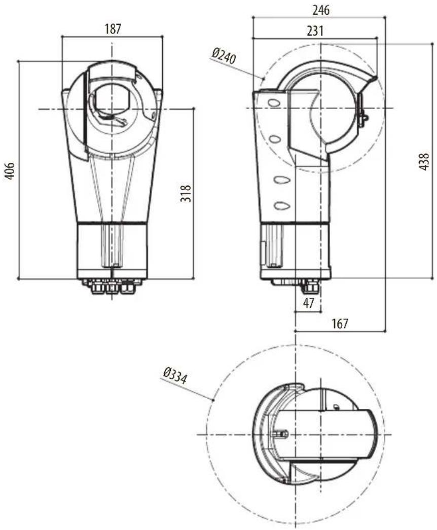 Videotec ULISSE EVO THERMAL - Disegni tecnici - 2