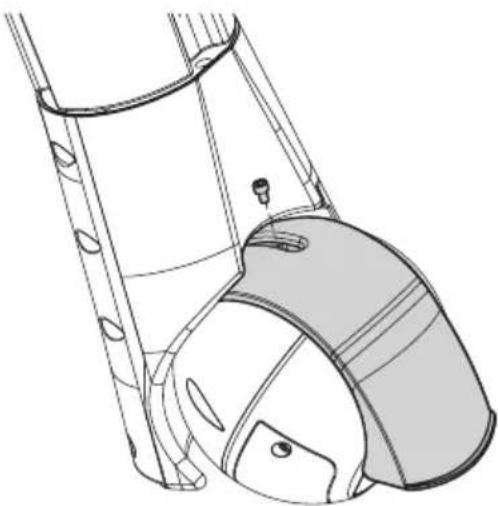 Videotec ULISSE EVO THERMAL - Befestigung des Sonnenschutzdachs - 3