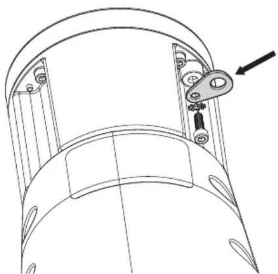 Videotec ULISSE EVO THERMAL - Fastening of the safety coupling - 5
