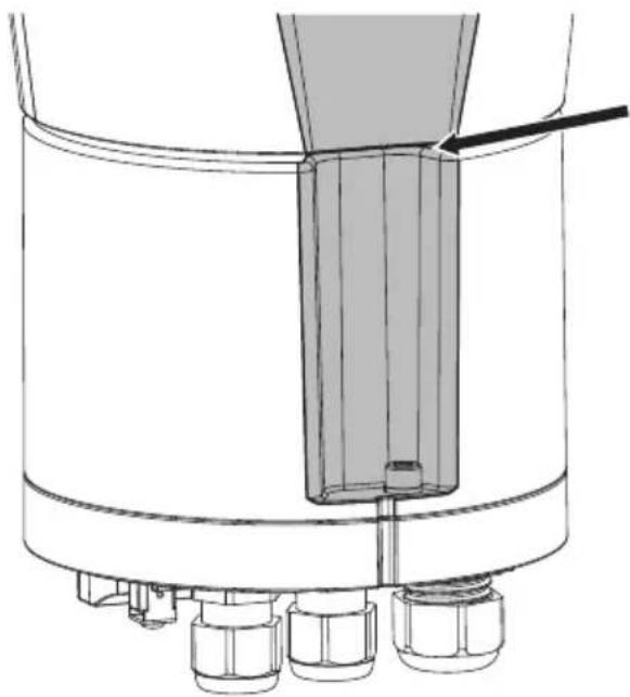 Videotec ULISSE EVO THERMAL - Opening the base of the product - 1