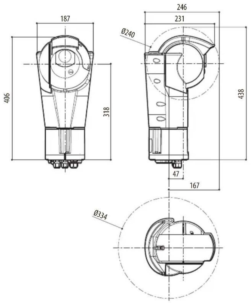 Videotec ULISSE EVO THERMAL - Disegni tecnici - 4