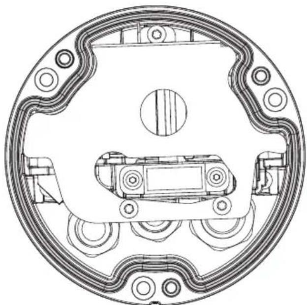 Videotec ULISSE EVO THERMAL - Die Installation des oberen Korpus ist bei nicht spannungsführender Basis durchzuführen. - 2