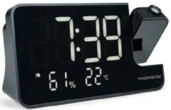 THOMSON CP100T - Rádio despertador com projetor e temperatura - 1
