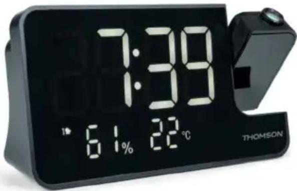 THOMSON CP100T - Wekkerradio met projector en temperatuur - 1